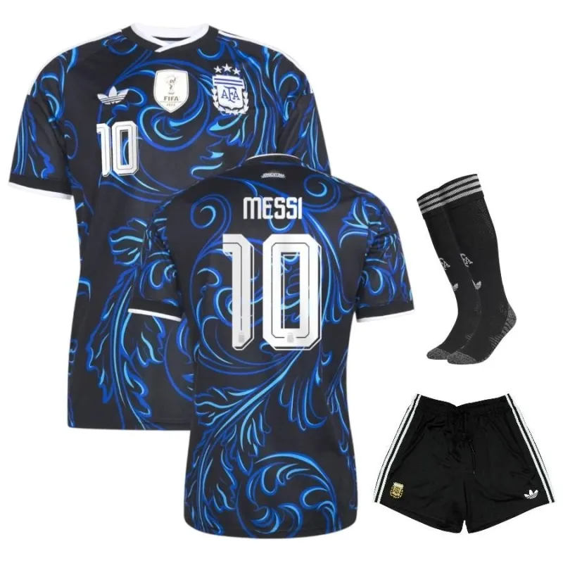Argentinien MESSI 2026/27 Kinder Auswärtsset Blau