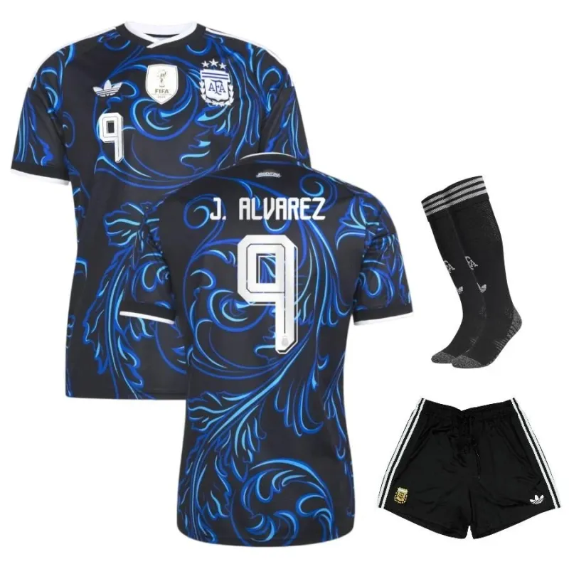 Completo Away Bambini Argentina J.ALVAREZ 2026/27 Blu