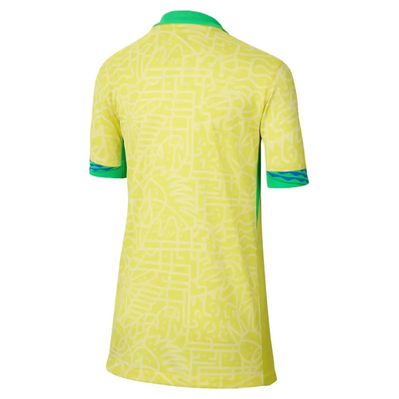 Brazil 2024/25 Home Jersey - Kids Fan Version (Yellow)