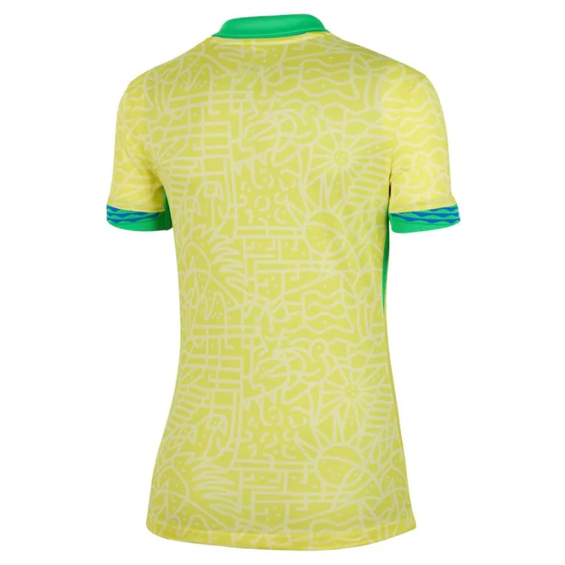 Brazil 2024/25 Women's Home Fan Jersey (Yellow)