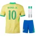 NEYMAR Brazil 2024/25 Home Kids Fan Edition Kit - Yellow