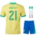 ENDRICK Brazil 2024/25 Home Kids Fan Edition Kit - Yellow
