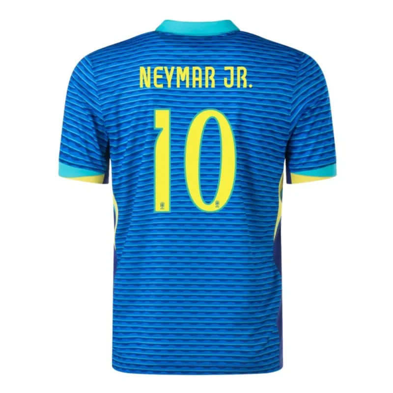 Neymar Jr., Brasilien Auswärts-Trikot 2024/25, Fanausgabe, Blau