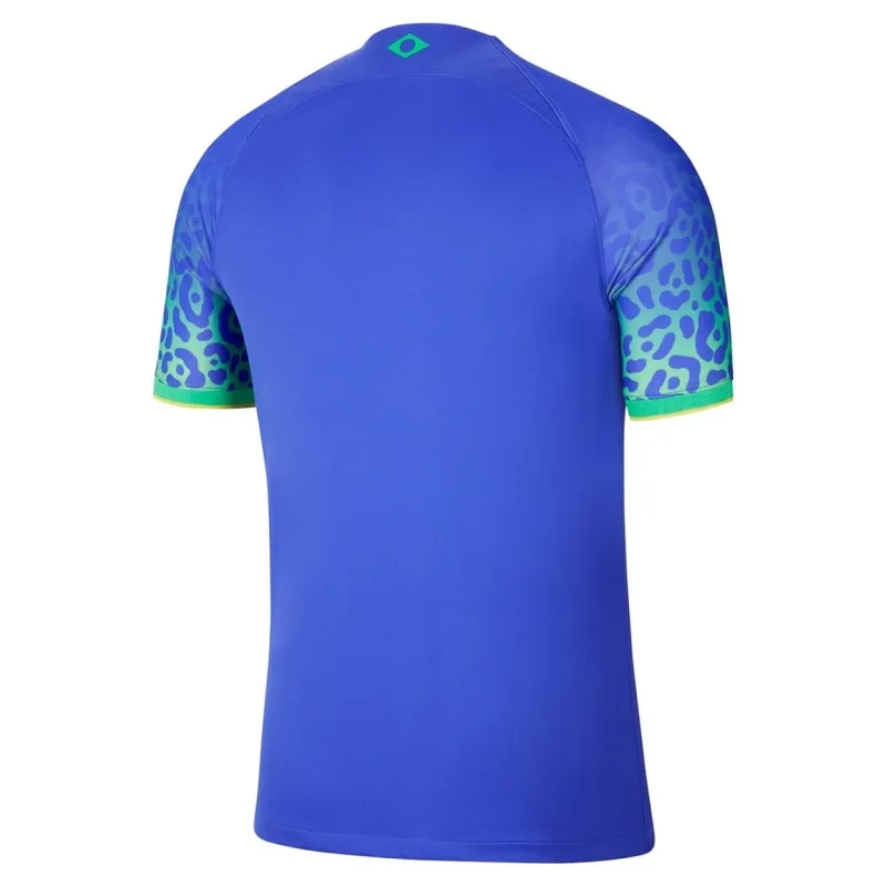 Brazil 2022 World Cup Away Player Jersey (Blue)