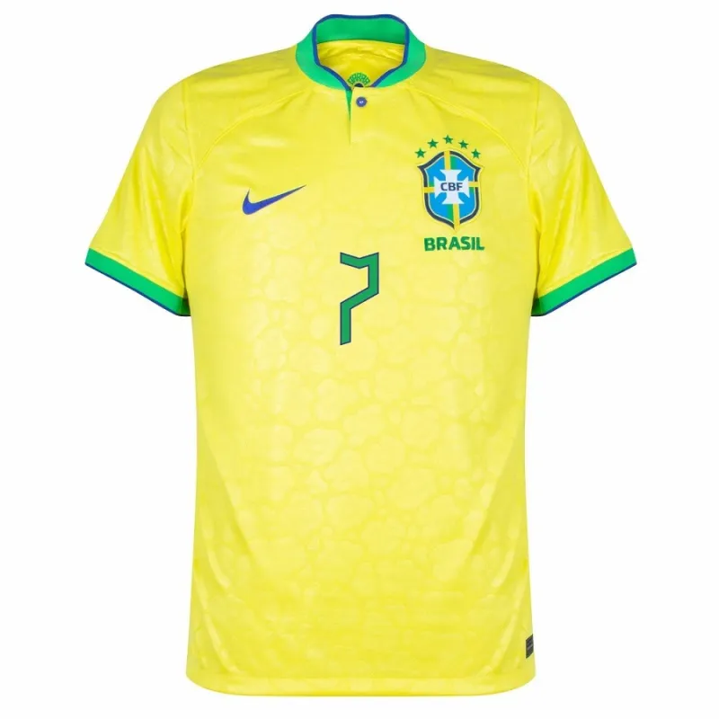 L. Paqueta, Brazil 2022 World Cup Home Fan Jersey (Yellow)