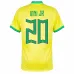 Maglia casa Vini Jr Brasile Copa del Mondo 2022 - Giallo