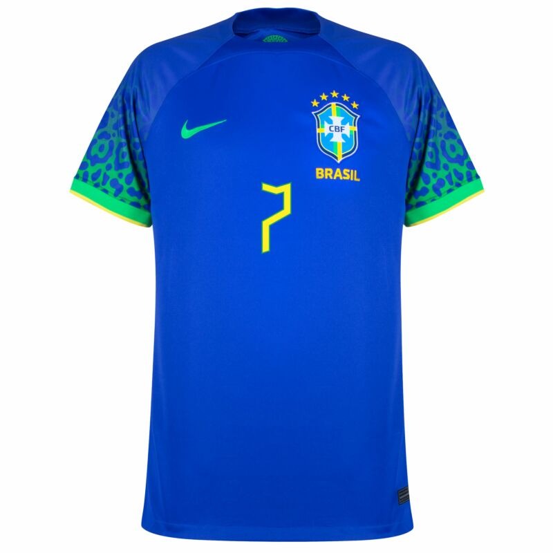 L. Paqueta, Brazil 2022 World Cup Away Jersey (Blue)