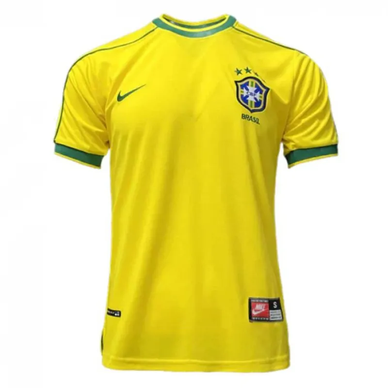 Brazil 1998 Home Jersey (Yellow)