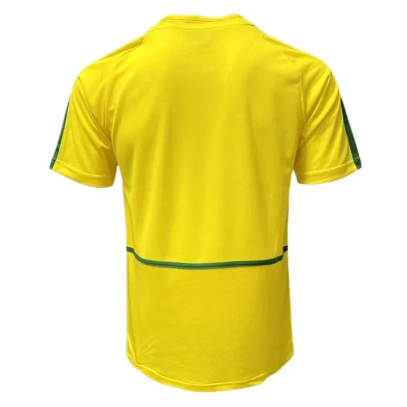 Brazil 2002 Home Jersey (Yellow)