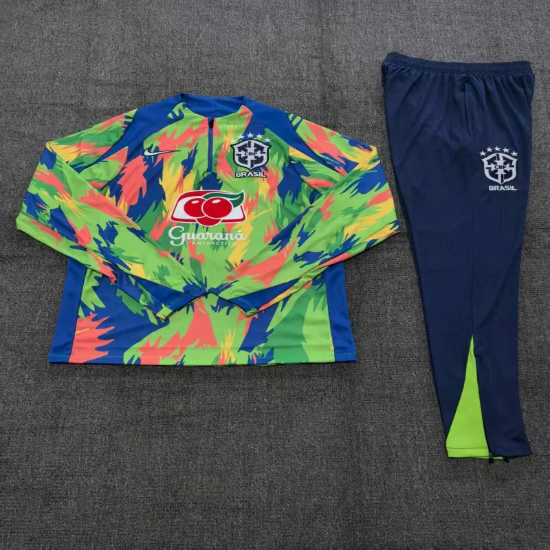 Brazil 2025/26 Ensemble Sport Enfant Vert