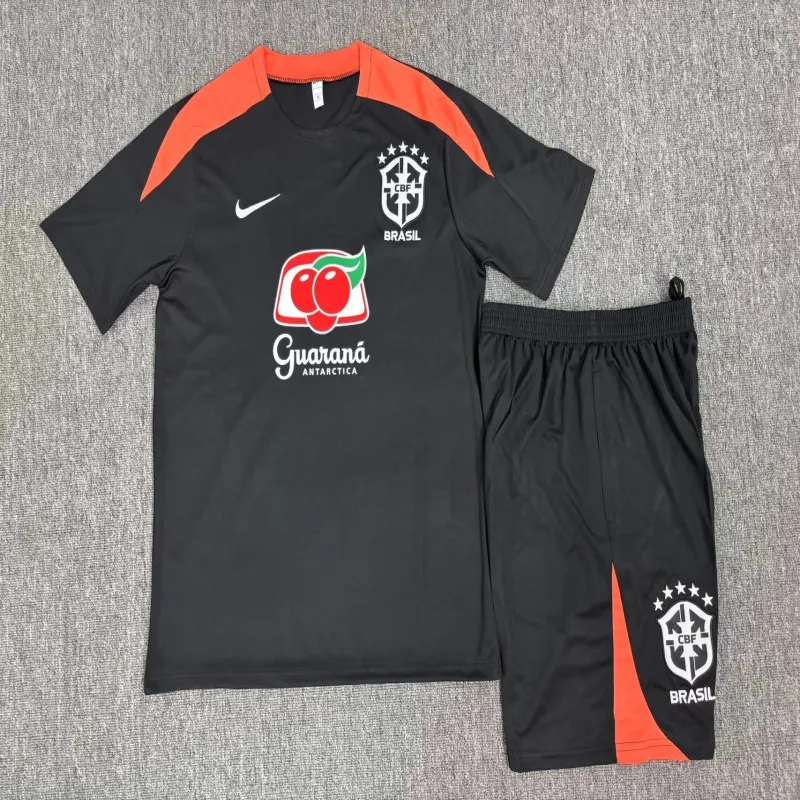 Brazil 2025/26 Kinder Trainingsanzug schwarz