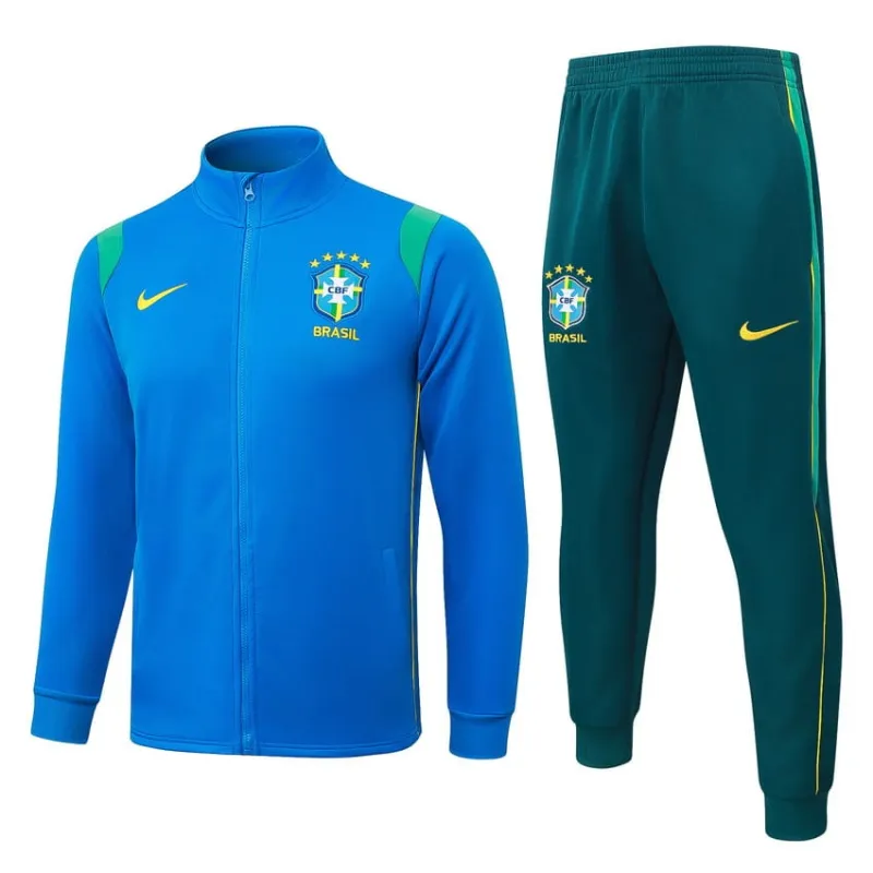 Conjunto Chaqueta Deportiva Brasil 2026/27 Azul