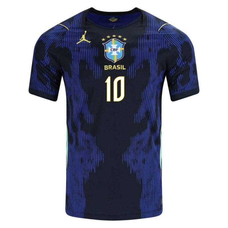 Brasilien NEYMAR JR 2026/27 Kinder Auswärtsset Blau