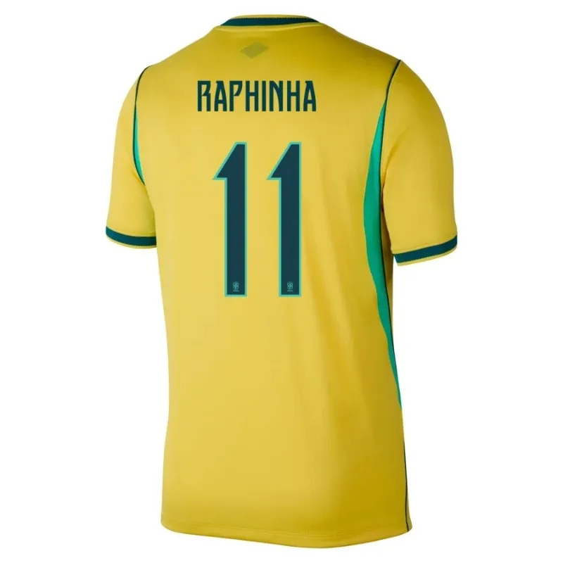 Maglia Home Brasile RAPHINHA 2026/27 Gialla