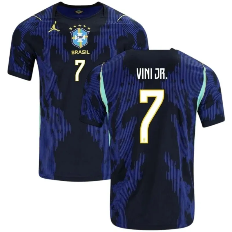 Brazil VINI JR 2026/27 Away Jersey Blue