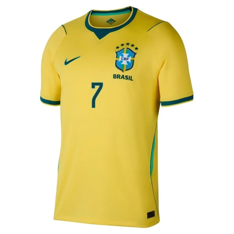 Brazil VINI JR 2026/27 Home Jersey Yellow