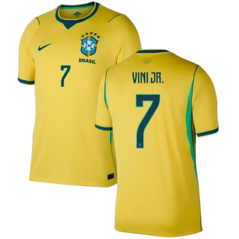 Brazil VINI JR 2026/27 Home Jersey Yellow