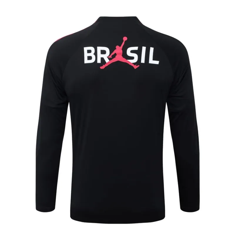 Conjunto Chándal Brasil 2026/27 Negro Rojo