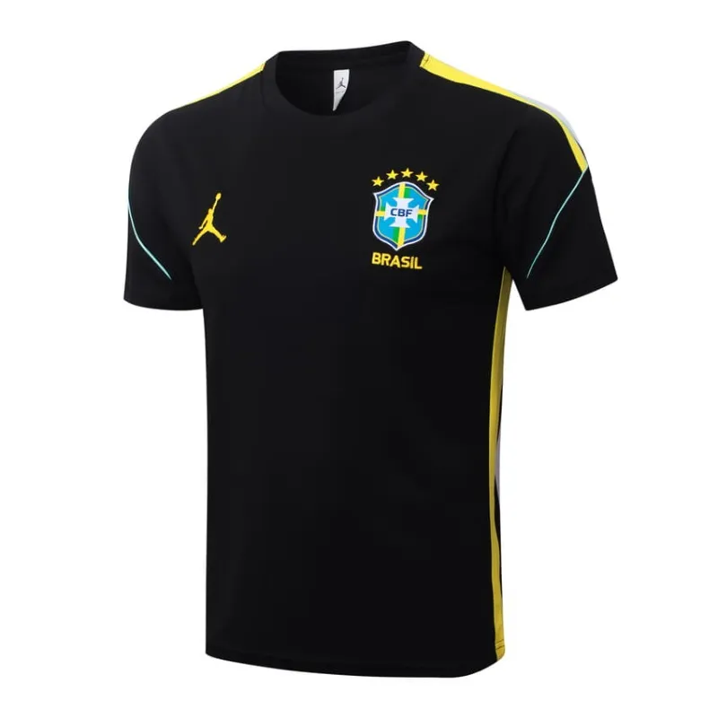 Kit Allenamento Brasile 2026/27 Nero Giallo