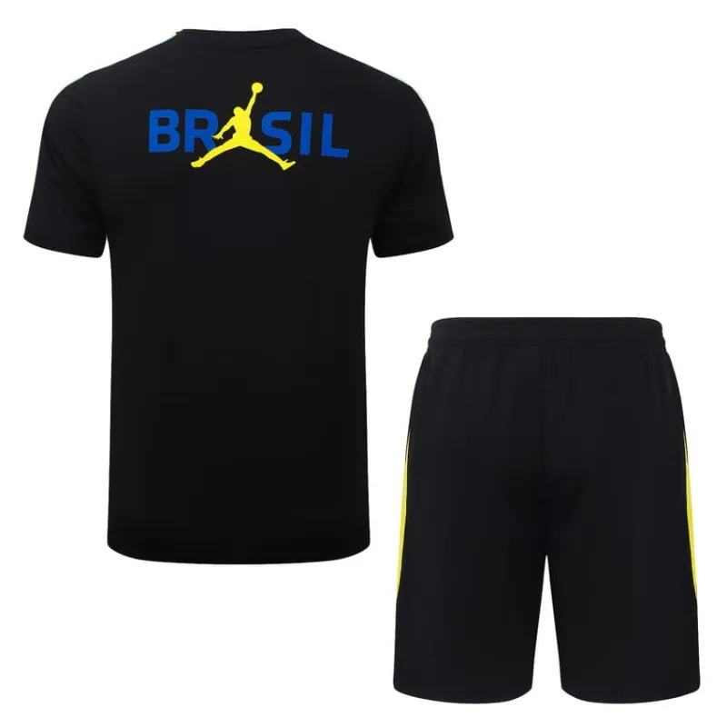 Kit Allenamento Brasile 2026/27 Nero Giallo