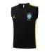 Conjunto Chaleco Entrenamiento Brasil 2026/27 Negro Amarillo