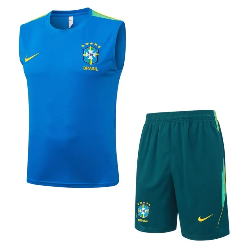 Conjunto Chaleco Entrenamiento Brasil 2026/27 Azul