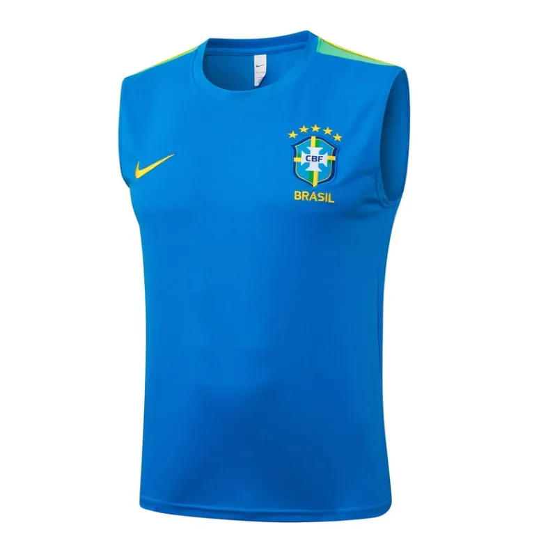 Conjunto Chaleco Entrenamiento Brasil 2026/27 Azul
