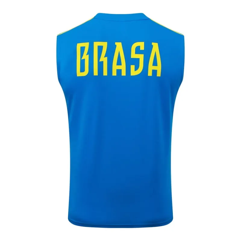 Conjunto Chaleco Entrenamiento Brasil 2026/27 Azul
