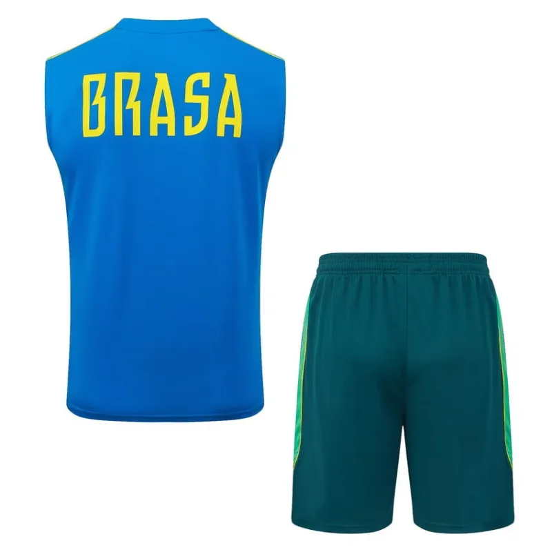 Conjunto Chaleco Entrenamiento Brasil 2026/27 Azul