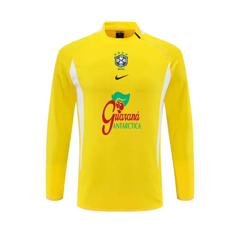 Brazil 2002 Vintage Sportswear Yellow