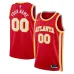 Atlanta Hawks Unisex Swingman Custom Jersey - Icon Edition - Red