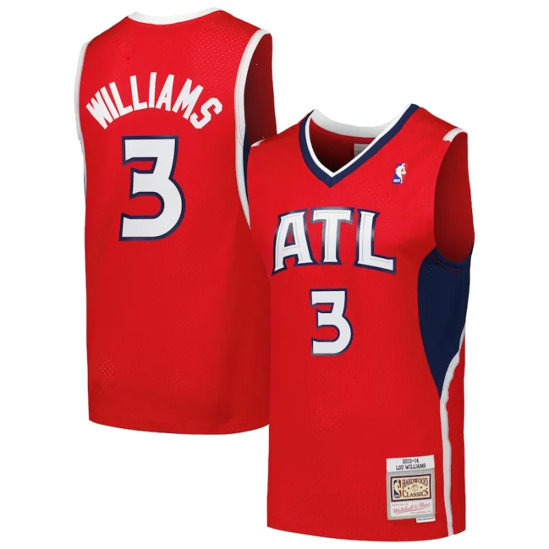 Lou Williams Atlanta Hawks Mitchell & Ness 2013/14 Hardwood Classics Jersey