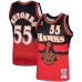 Atlanta Hawks Camiseta Swingman Dikembe Mutombo - Negra/Roja