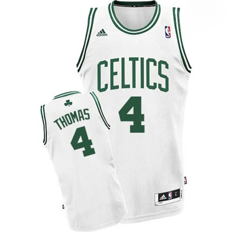 Isaiah Thomas, Boston Celtics. The jersey is white.