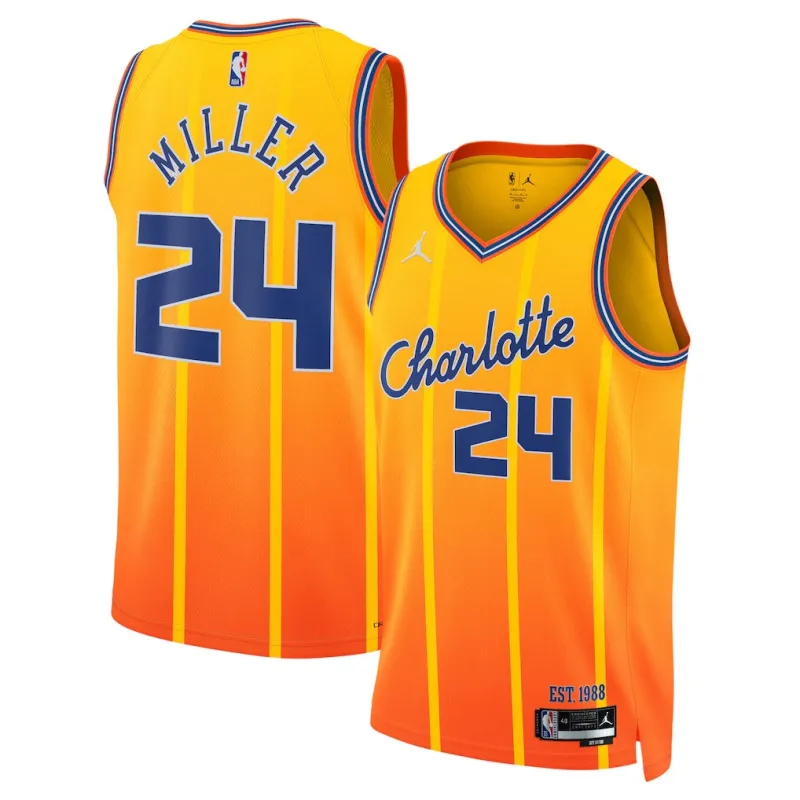 CHA Miller  2025/26 Swingman City Edition Jersey Orange