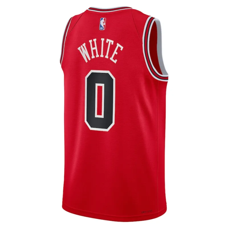 Coby White Chicago Bulls Youth Fan Jersey - Icon Edition - Red