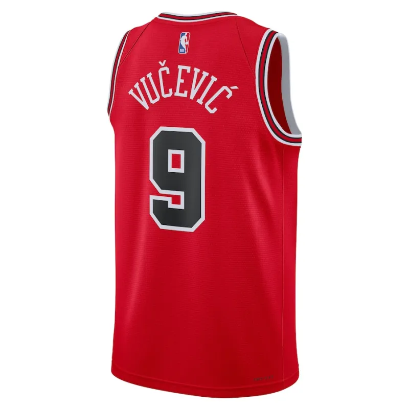 Nikola Vucevic Chicago Bulls Unisex Swingman-Jersey - Icon Edition - Rot