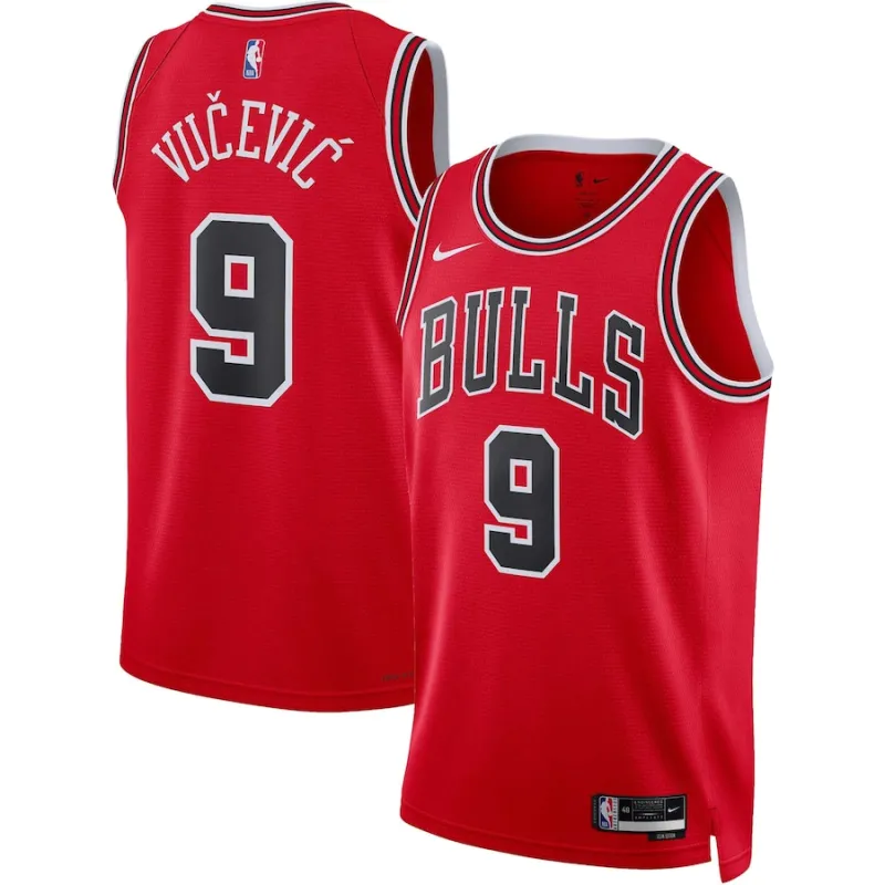 Nikola Vucevic Chicago Bulls Unisex Swingman-Jersey - Icon Edition - Rot