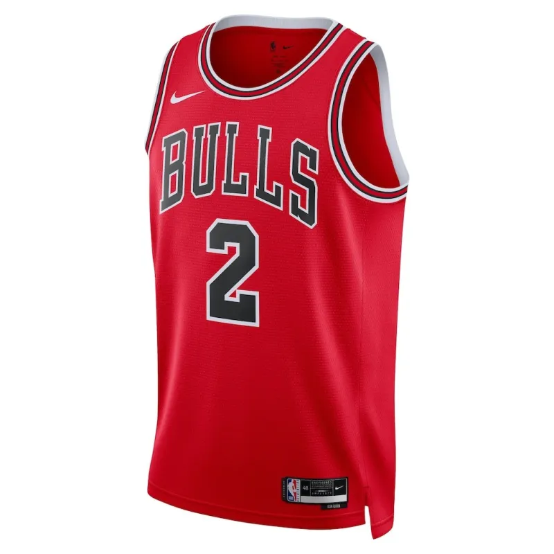 Chicago Bulls Lonzo Ball Swingman Jersey - Icon Edition - Red