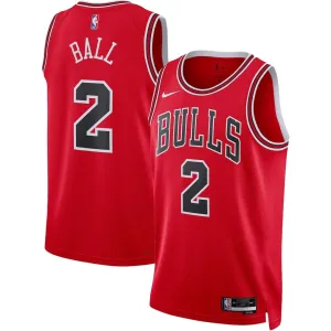 Chicago Bulls Lonzo Ball Swingman Jersey - Icon Edition - Red