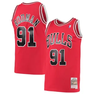Chicago Bulls Dennis Rodman Swingman Jersey - Red