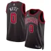 Chicago Bulls Coby White Swingman Jersey - Statement Edition - Black