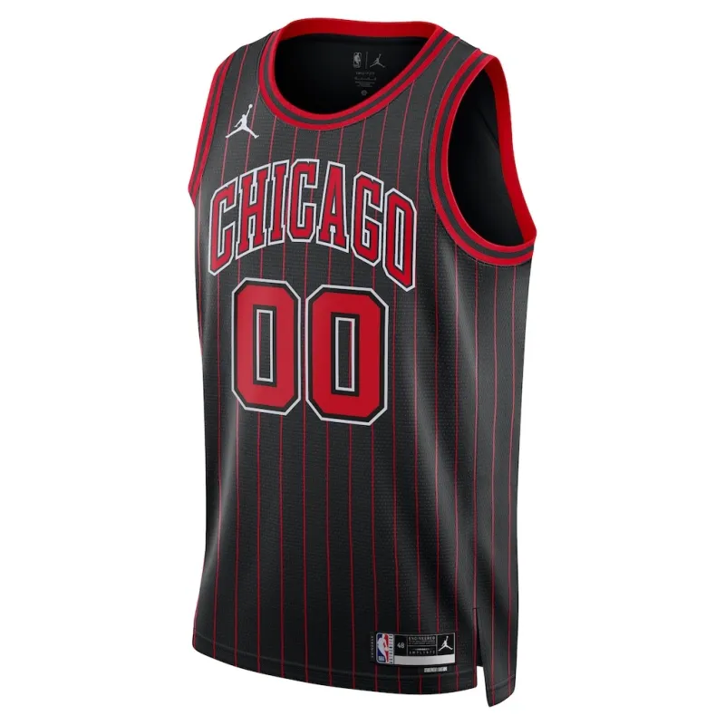 Chicago Bulls 2025/26 Unisex Swingman Custom Jersey - Statement Edition - Black