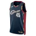 Cleveland Cavaliers Maillot Swingman Donovan Mitchell - Édition Classique - Bleu Marine