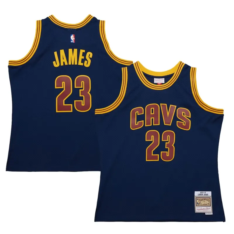 Cleveland Cavaliers LeBron James 2015/16 Swingman Jersey Classic Navy