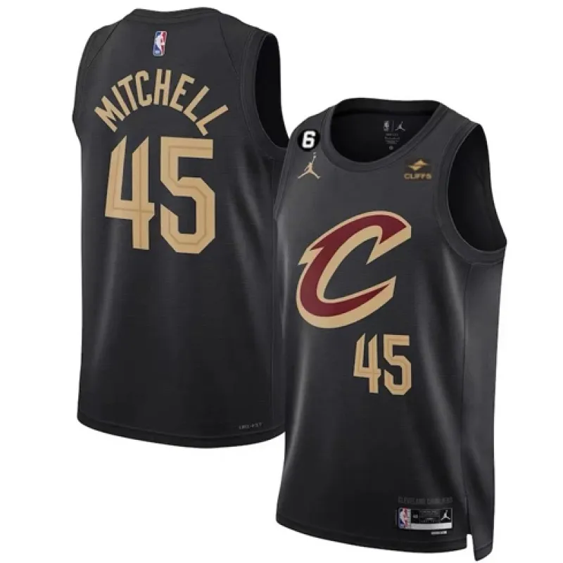 Donovan Mitchell Cleveland Cavaliers 2022/23 Black Jersey