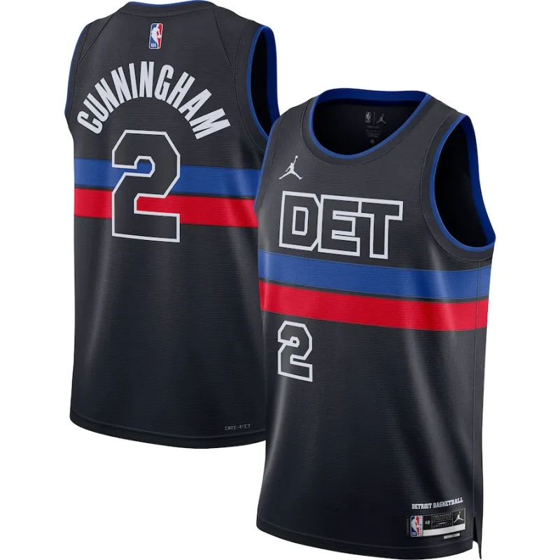 Maglia Cade Cunningham Detroit Pistons Jordan Brand unisex Swingman