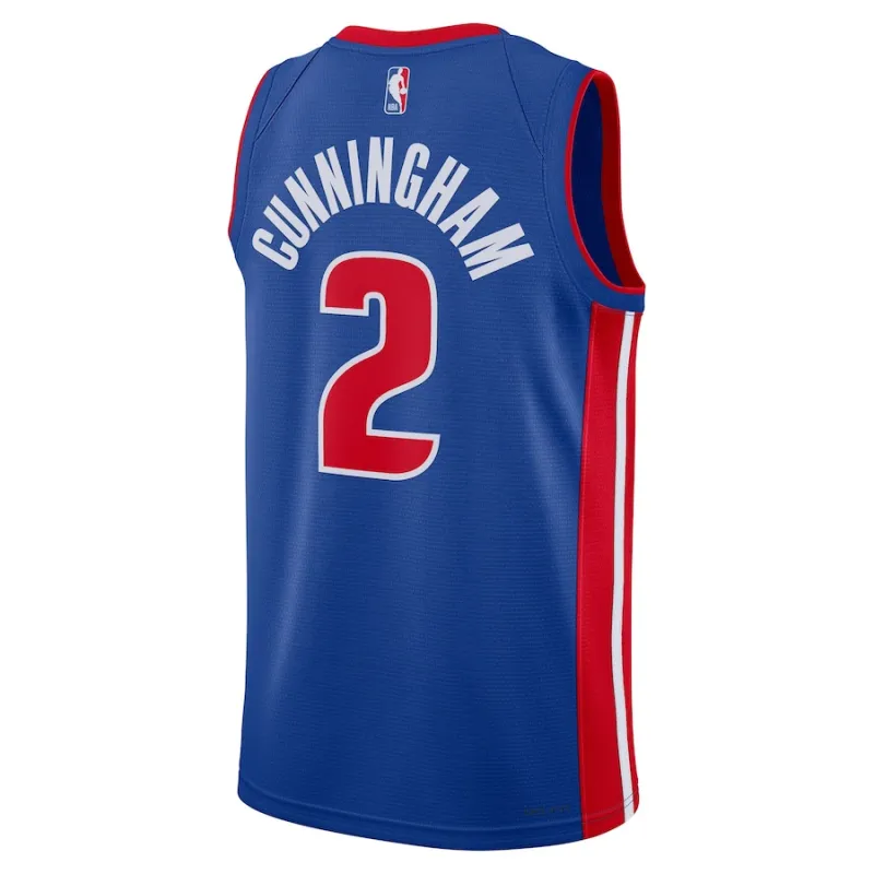 Cade Cunningham, Detroit Pistons Unisex Swingman Jersey - Icon Edition - Blue
