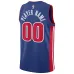 Detroit Pistons Swingman Custom Jersey - Icon Edition - Blue