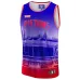 Detroit Pistons NBA y KidSuper Studios de Fanatics Camiseta de la ciudad natal unisex - Rojo